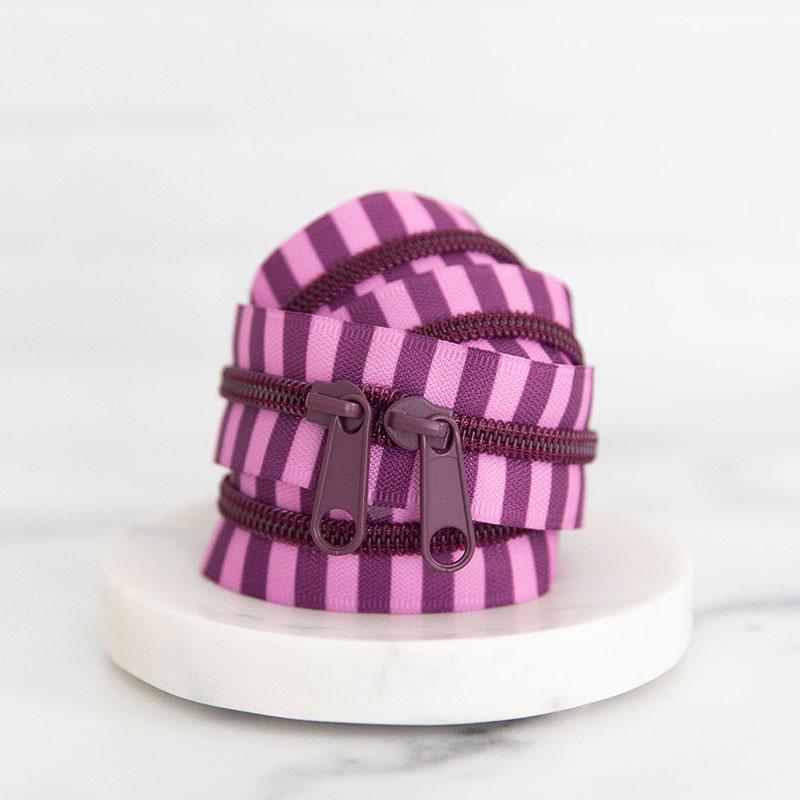 30" Zipper Grape Soda includes 2 zipper pulls - SSCZ37 by Stitch Supply Co.