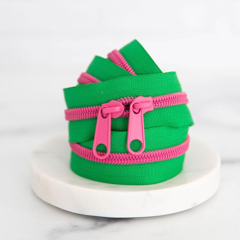 30" Zipper Watermelon includes 2 zipper pulls - SSCZ47 by Stitch Supply Co.