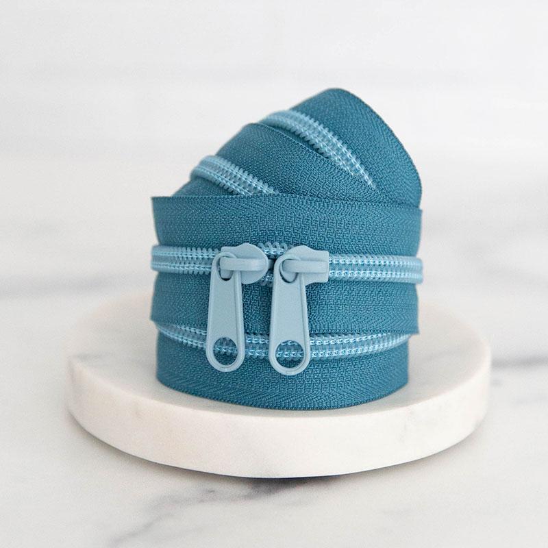30" Zipper Blueprint includes 2 zipper pulls - SSCZ52 by Stitch Supply Co.