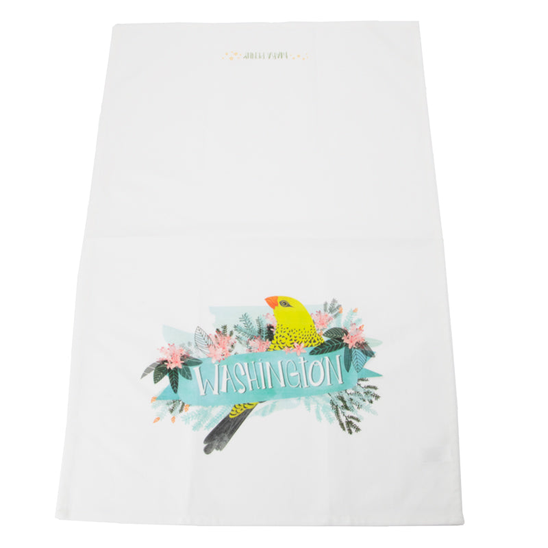 Washington Tea Towel 100% Cotton by Mara Penny 17"x28"