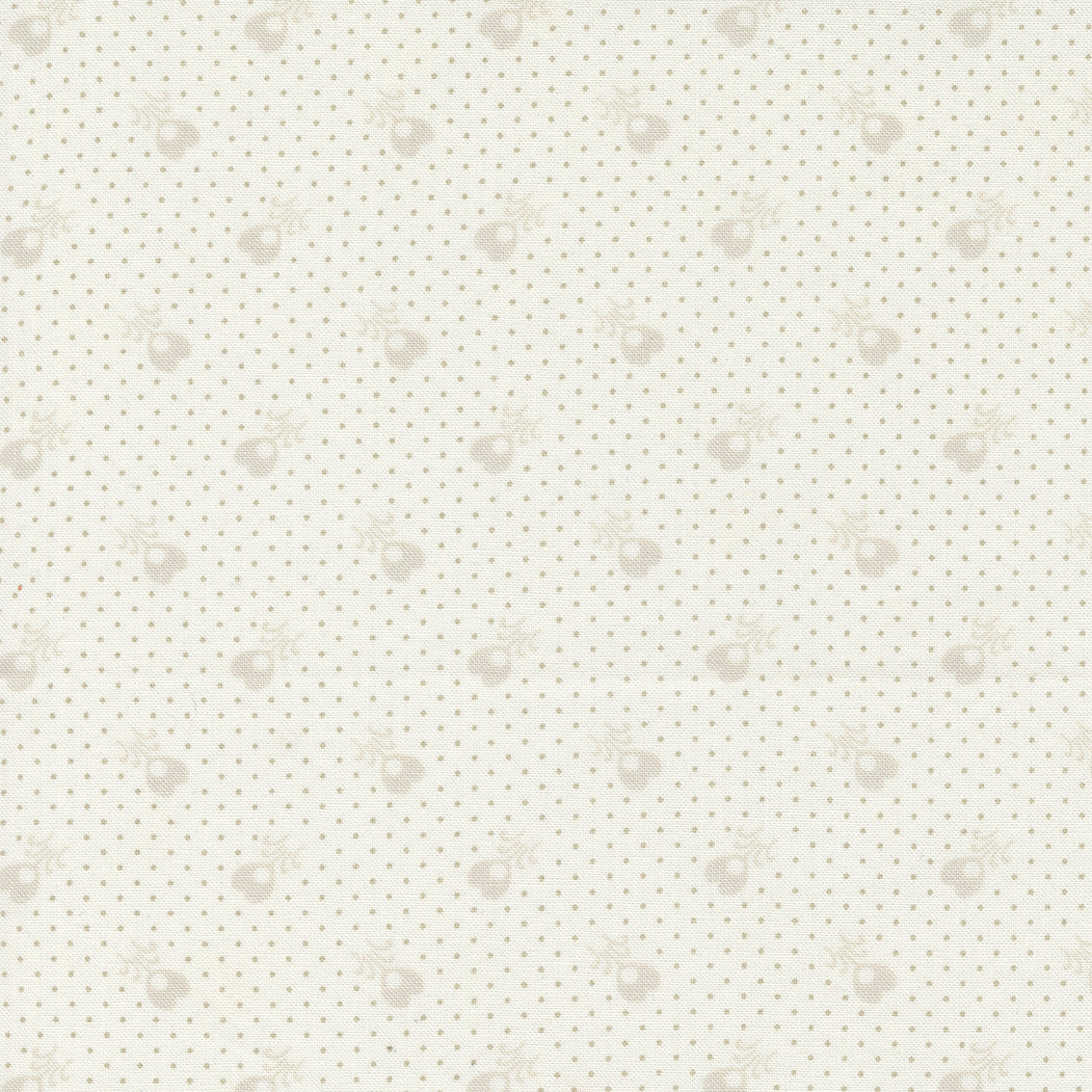 Ridgewood Calico Heart Milk Taupe 14976-21 by Minick and Simpson Sold in 1/2 yard increments