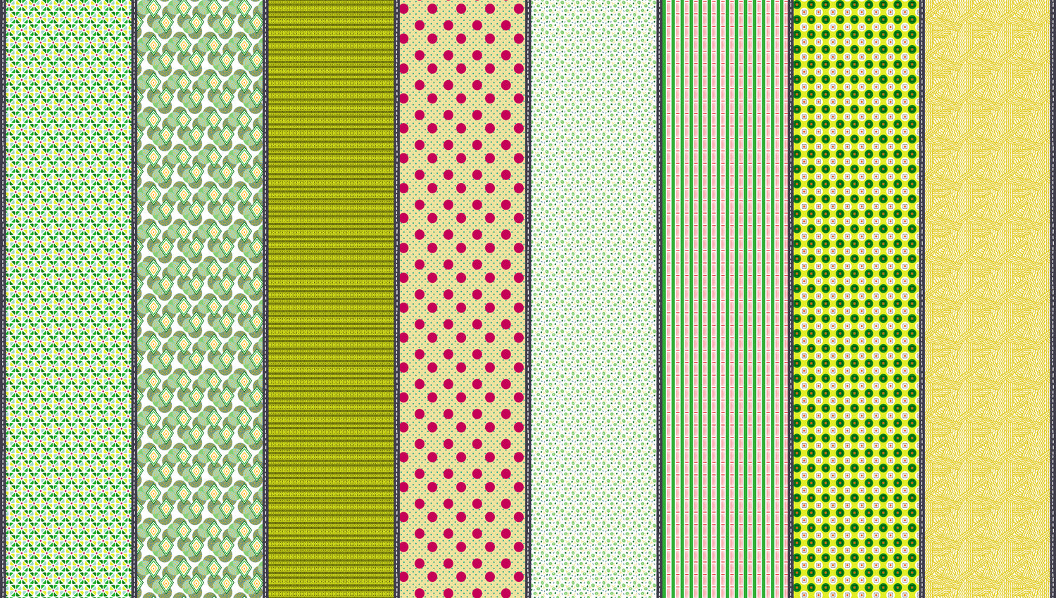 Mixed Bag of Lollies Half Yard Bundle includes by Jen Kingwell for Moda Fabrics