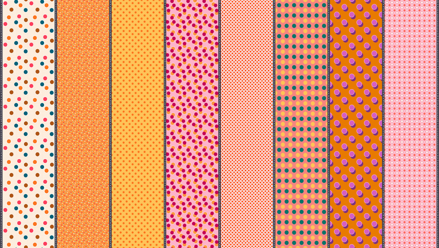 Mixed Bag of Lollies Half Yard Bundle includes by Jen Kingwell for Moda Fabrics
