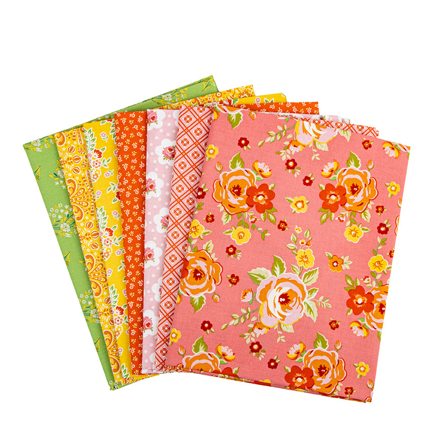 Peach Cobbler by Lilly Ashbury for Riley Blake Designs 5 Inch Stacker, 42 Pcs. bin 16