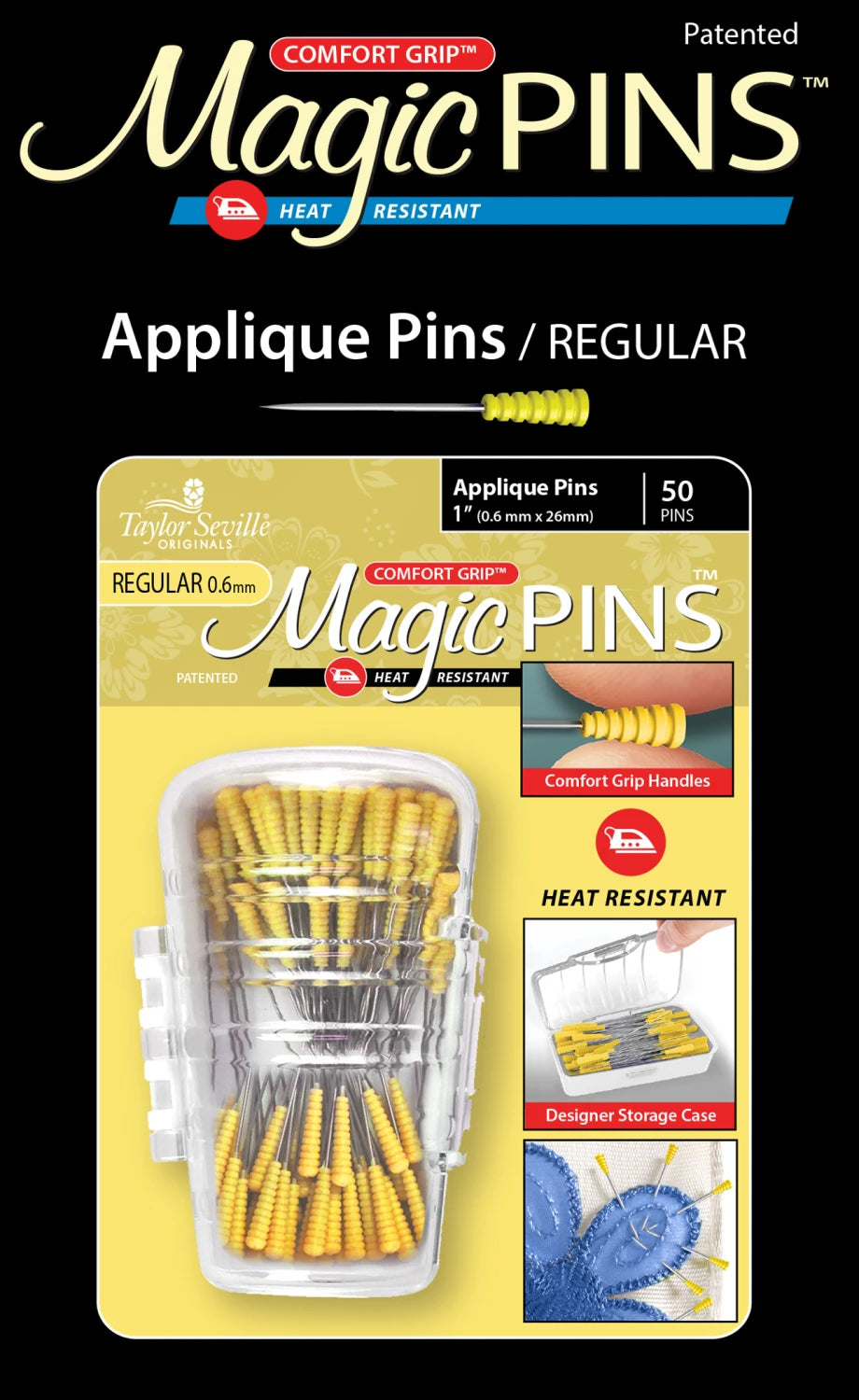 Magic Pins Applique Regular 50pc 219522