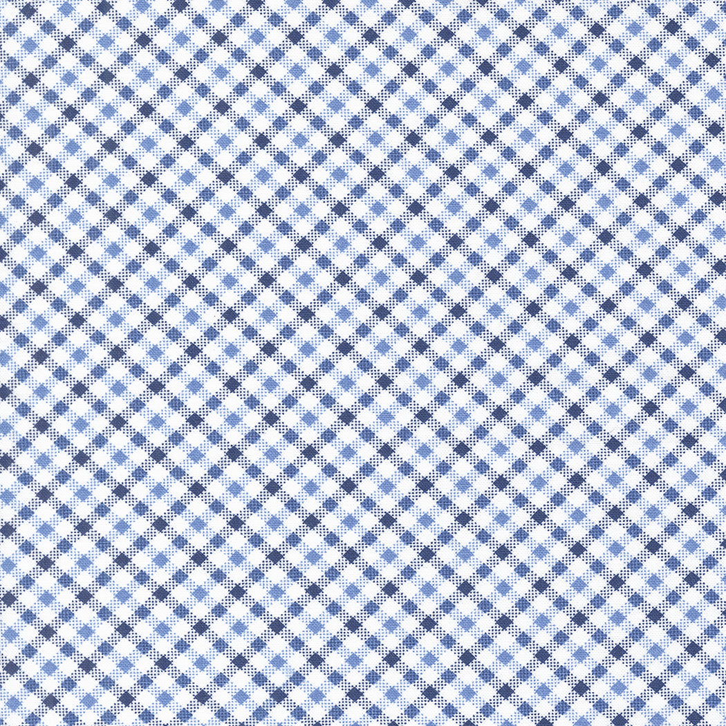 Star Spangled Simple Check Patriotic Yardage 24175-12 By Bunny Hill Designs Sold In 1/2 Yard Increments Cut Continuously