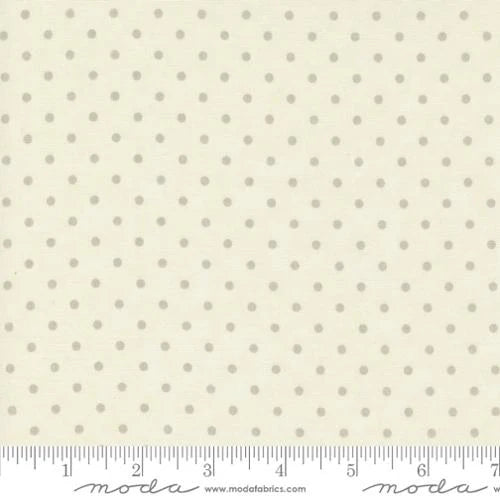 3 Sisters Favorites Vintage Perfect Dot Porcelain Yardage 44365-12 for Moda Fabrics sold in 1/2 yard increments