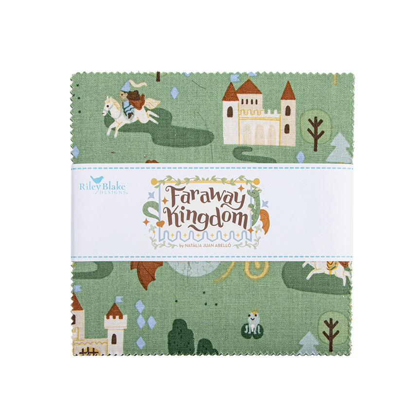 Faraway Kingdom 5 Inch Stacker, by Natalia Juan Abello for Riley Blake Designs 42 Pcs.