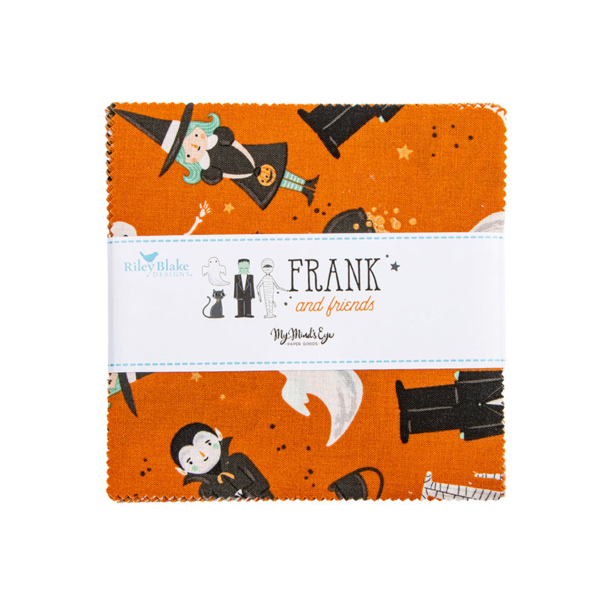 Frank and Friends by My Minds Eye for Riley Blake Designs - 5 Inch Stacker, 42 Pcs.