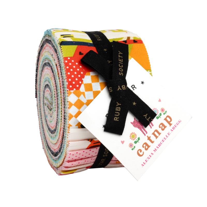 Catnap Jelly Roll by Alexia Abegg for Ruby Star Society and Moda Fabrics