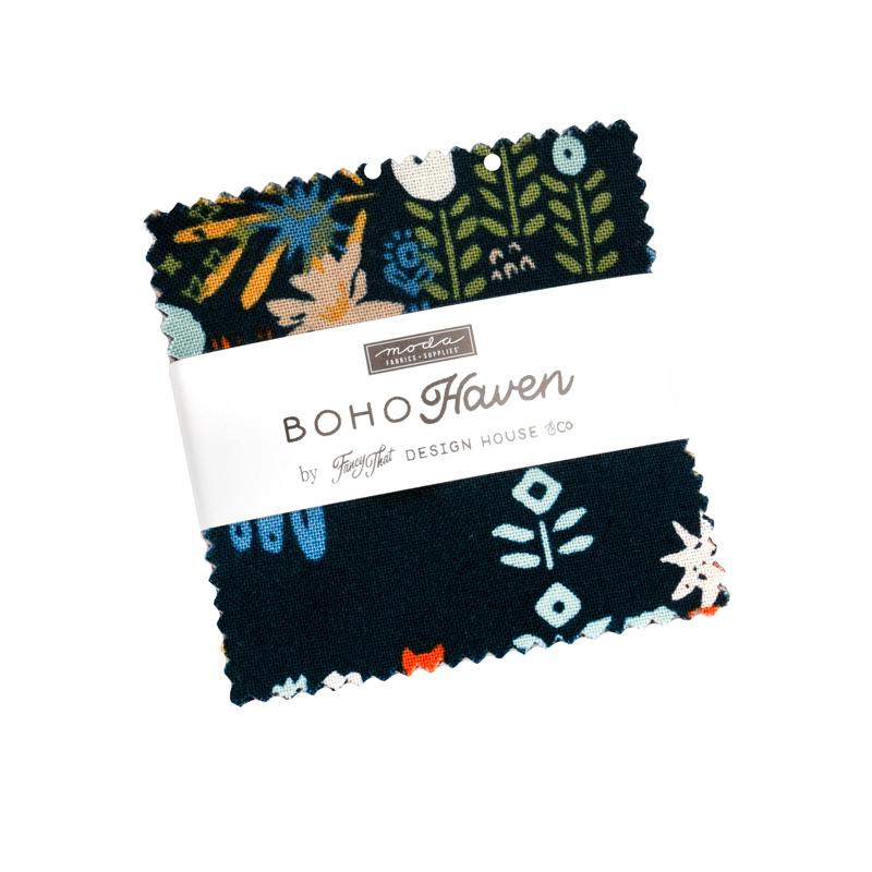 Boho Haven Mini Charm 45640MC by Fancy That Design House for Moda Fabrics Bin 87