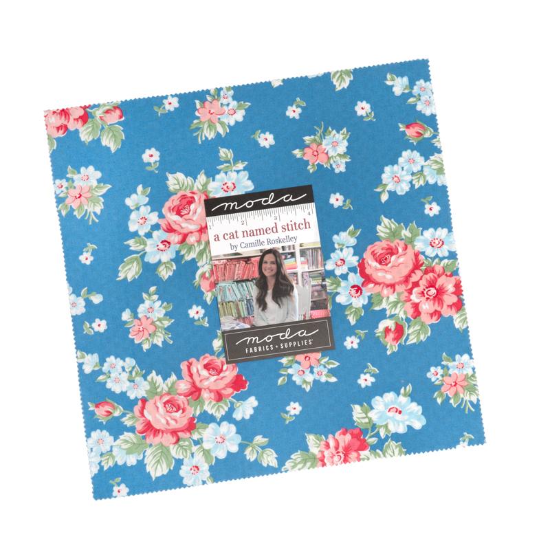 A Cat Named Stitch Layer Cake 55340LC by Camille Roskelley For Moda Fabrics