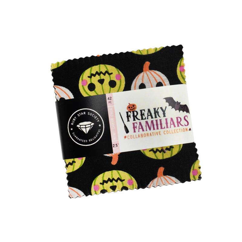 Freaky Familiars Mini Charm RS5190MC by Ruby Star for Moda Fabrics Bin 28