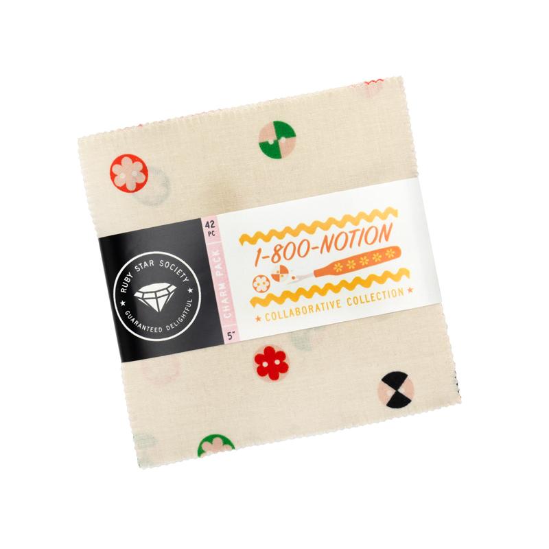 1 800 Notion Charm Pack RS5207PP by Ruby Star for Moda Fabrics