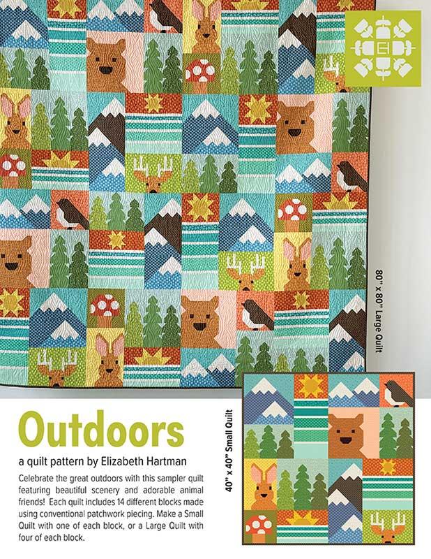 Outdoors Quilt pattern by Elizabeth Hartman EH-088