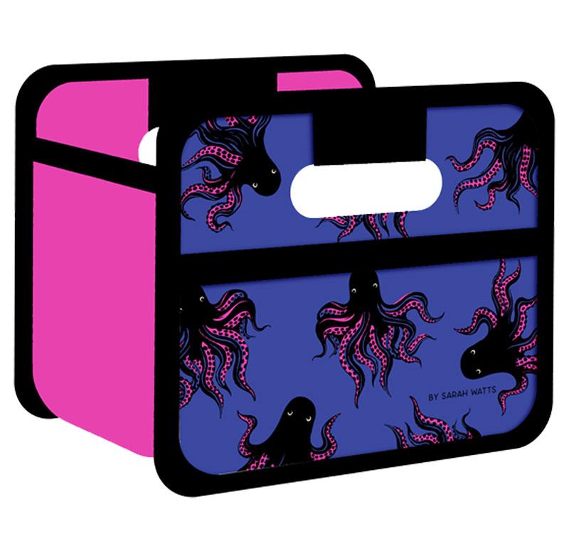 Foldable Box Mini Mystery Food A100905 mini box is perfectly sized to organize - 5" x 6.5" x 5"