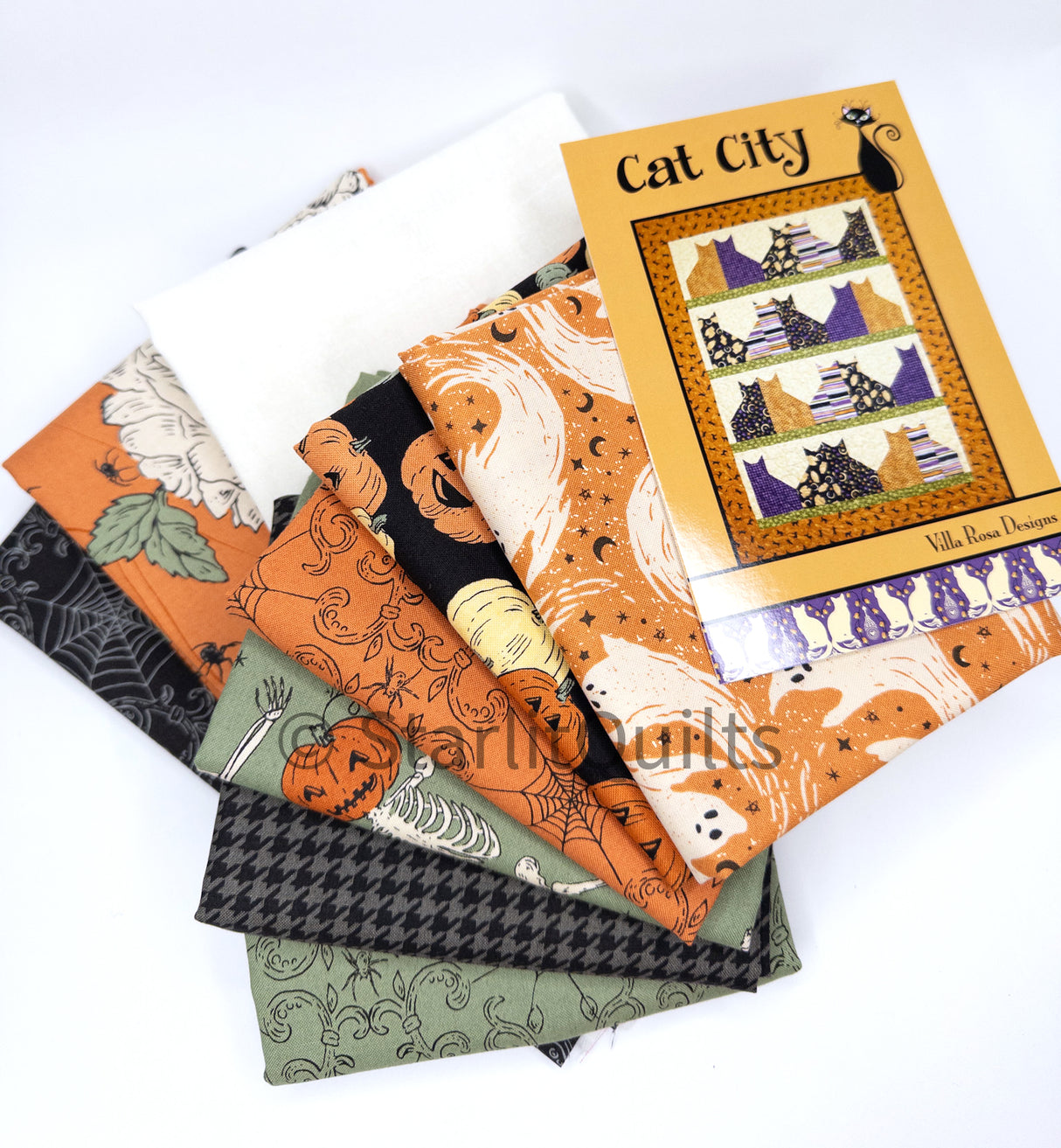 Cat City Quilt Kit Includes pattern and fabric for the quilt top and binding