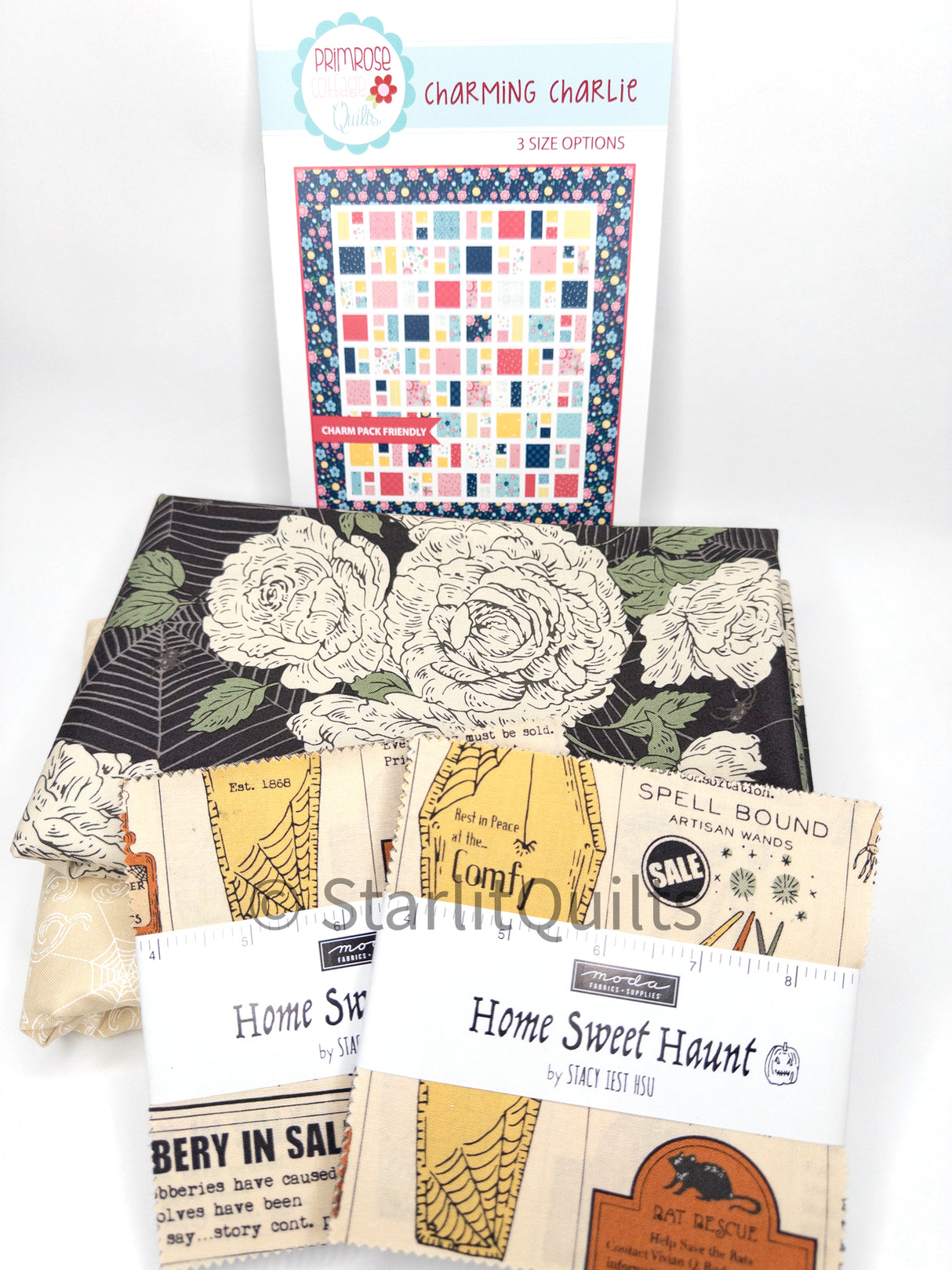 Charming Charlie Quilt Kit Includes pattern and fabric for the quilt top and binding