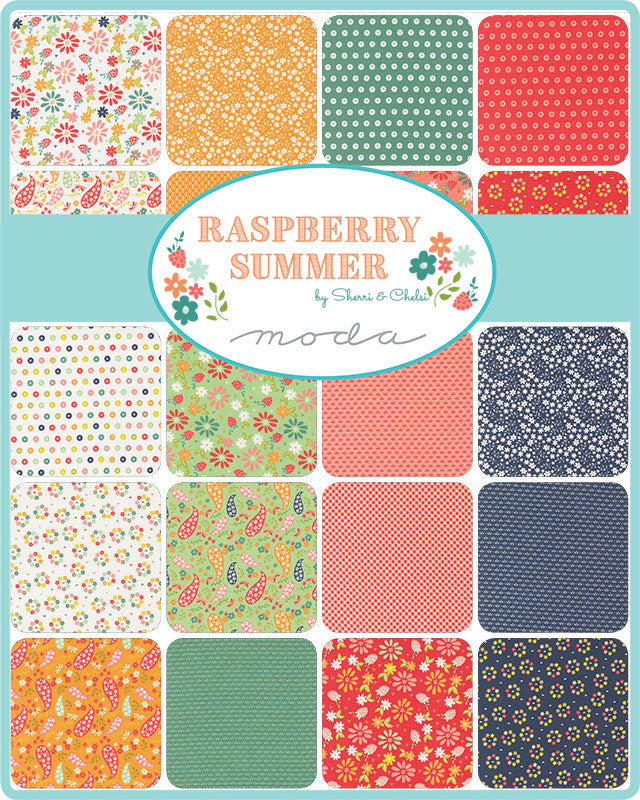 Raspberry Summer Fat Eighth bundle 34 prints