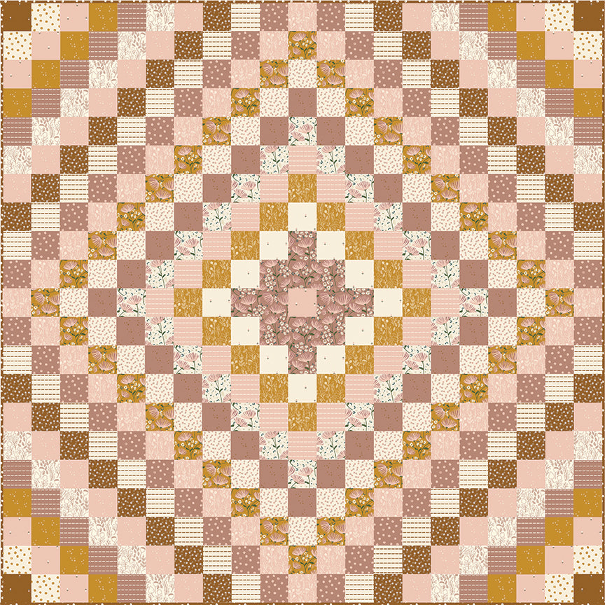 Blowing Around the World Kit includes pattern 63" x 63"