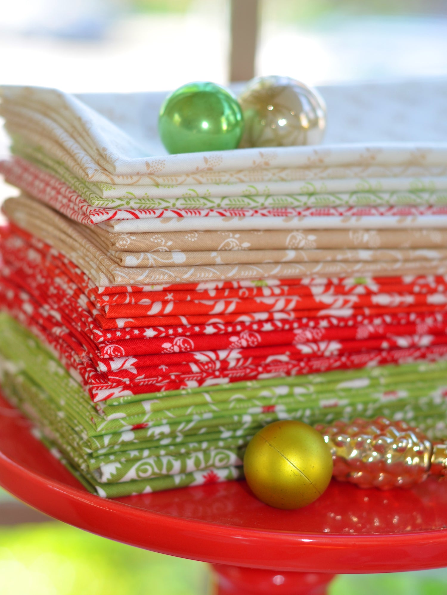 Buon Natale Fat Eighth Bundle 33 Prints no card panels cut by Starlit Quilts