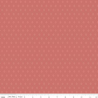Albion Dots Rose Yardage C14597-Rose by Amy Smart Sold in 1/2 Yard increments