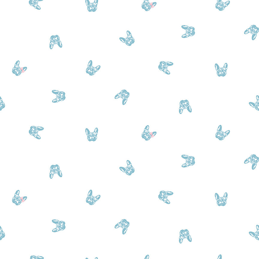 Hush Hush 5 Frenchie Friends by Christopher Thompson for Riley Blake Designs Sold in 1/2 Yard Increments