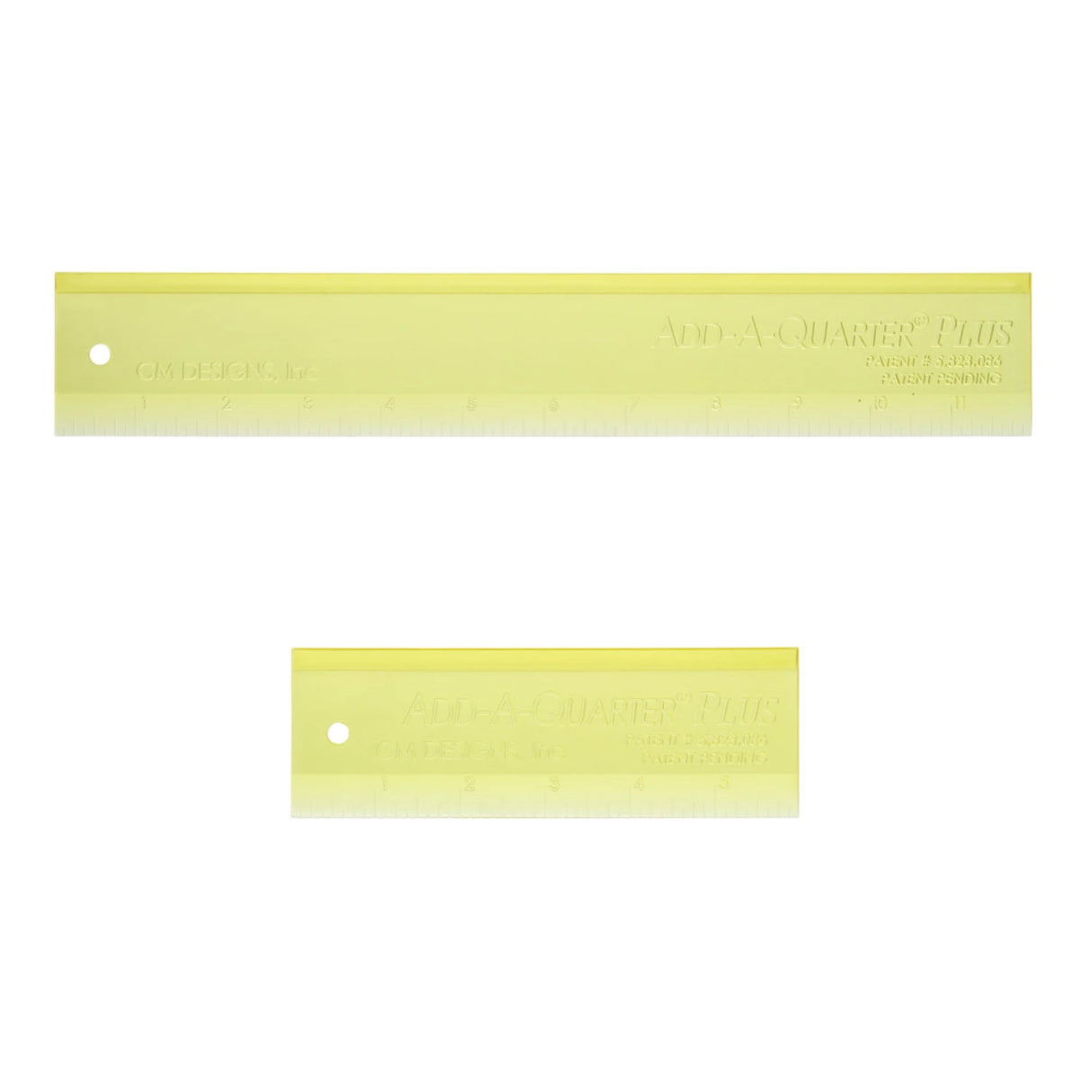 Add A-Quarter Ruler Plus CMCMBOPLUS 12" Ruler and 6" Ruler