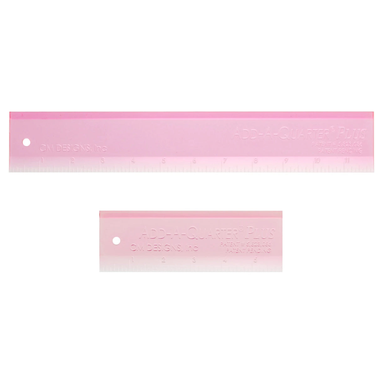 Add A-Quarter Ruler Plus CMCMBOPLUSPK 12" Ruler and 6" Ruler