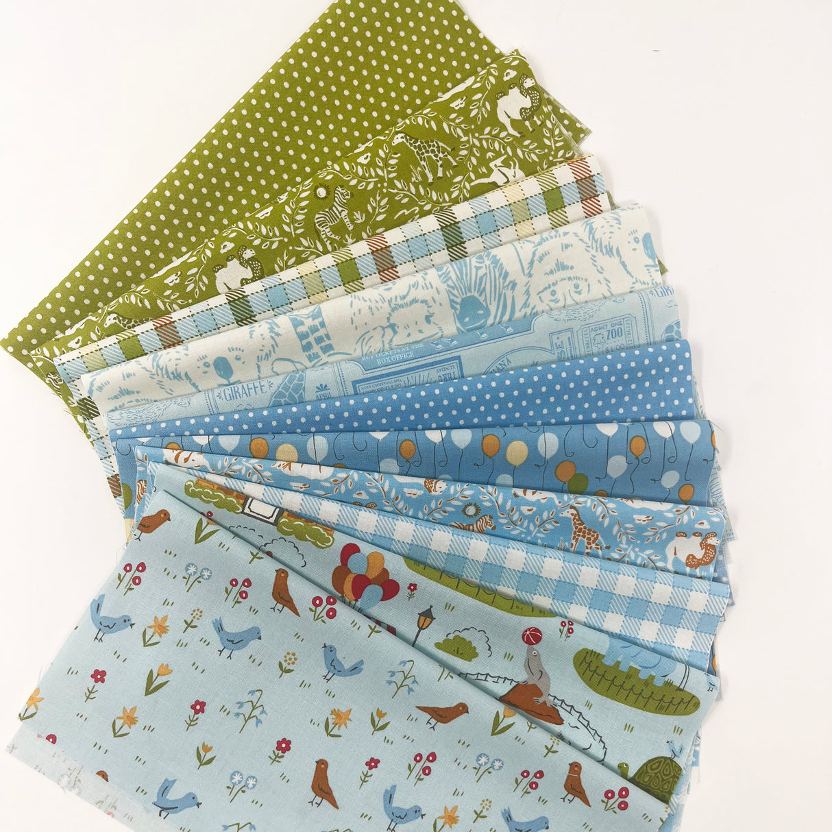 Animal Park Fun Layer Cake by Stacy Iest Hsu 20960LC For Moda Fabrics