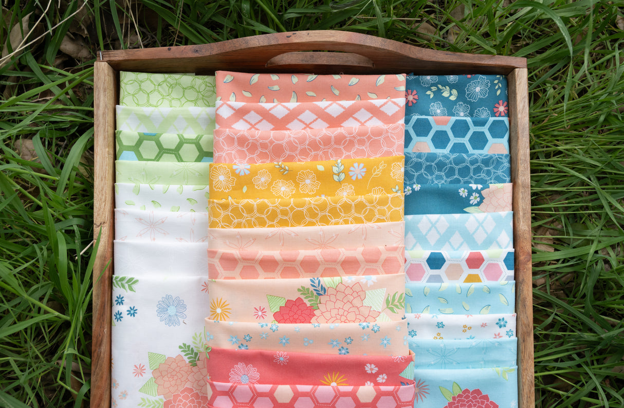 Honeyed Horizon Fat Eighth bundle 33 Prints custom cut by Starlit Quilts