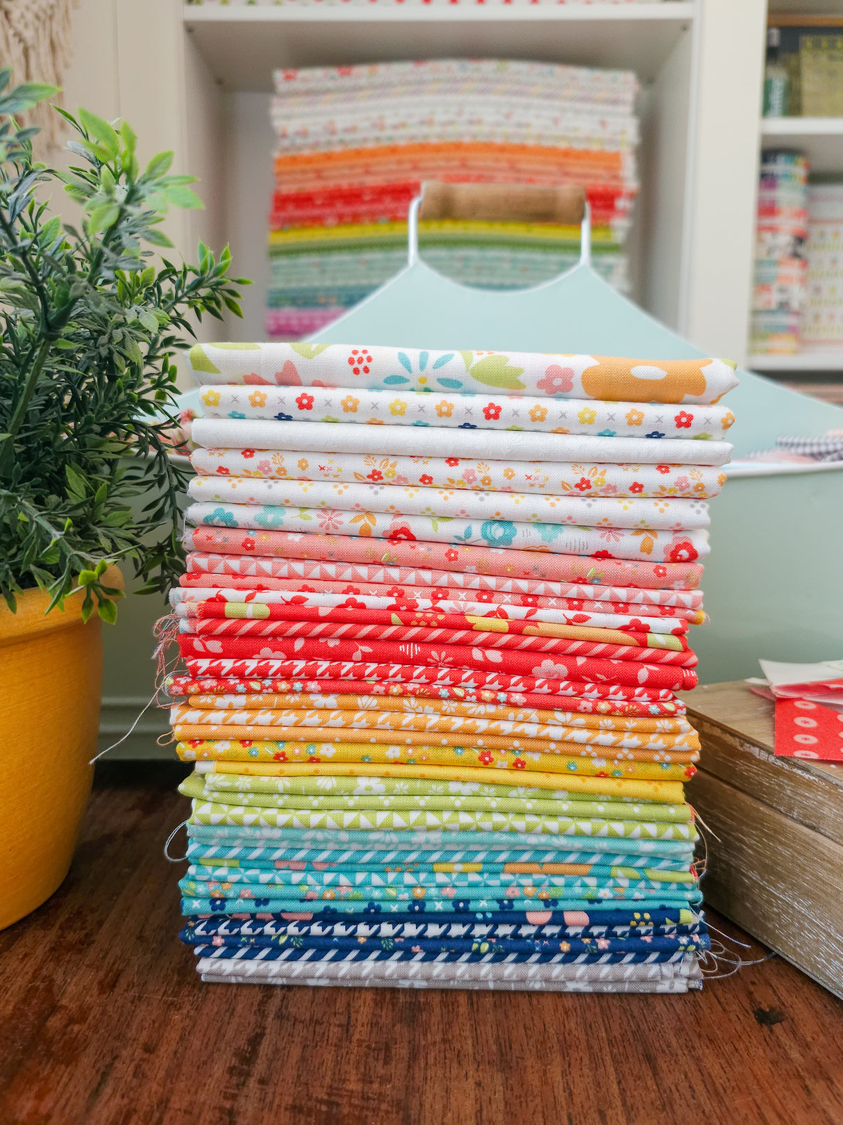 Delightfully Yours Fat Quarter Bundle all 36 Prints Custom Cut by Starlit Quilts