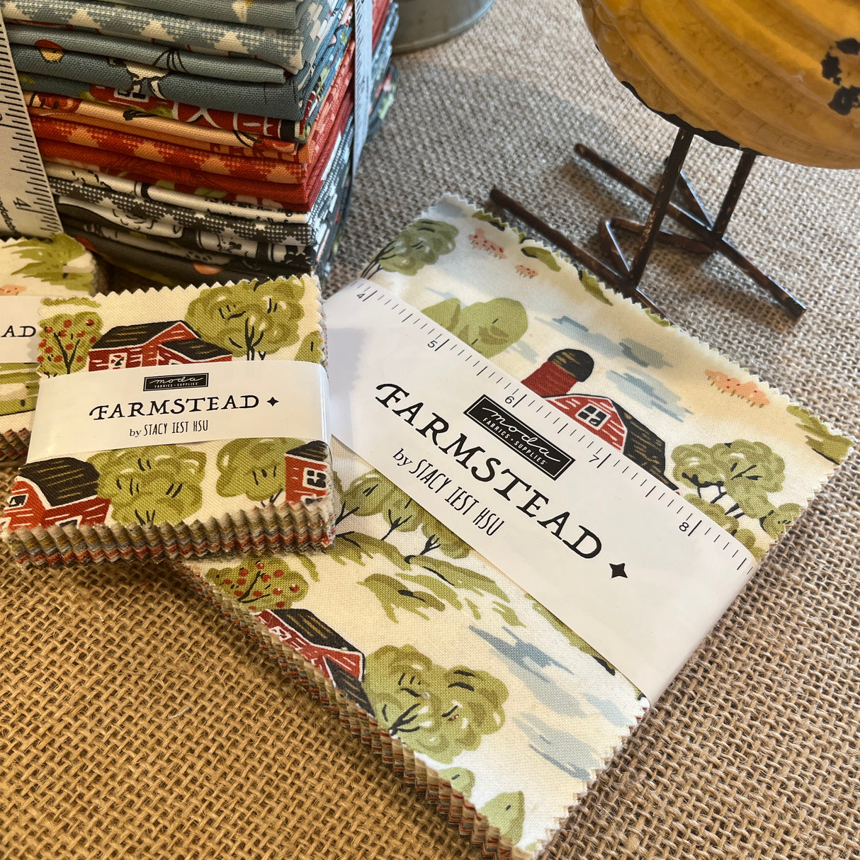 Farmstead 5" Charm Pack 20900PP by Stacy Iest Hsu for Moda Fabrics bin 28