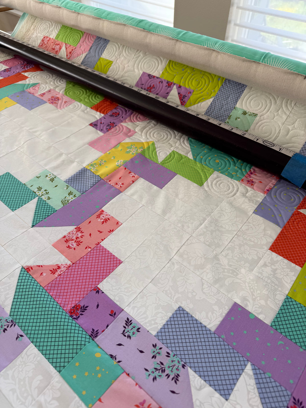 Homespun Quilt Kit includes Pattern Featuring Tula Pink True Colors 2025 - Final Quilt Size is 64" x 64"