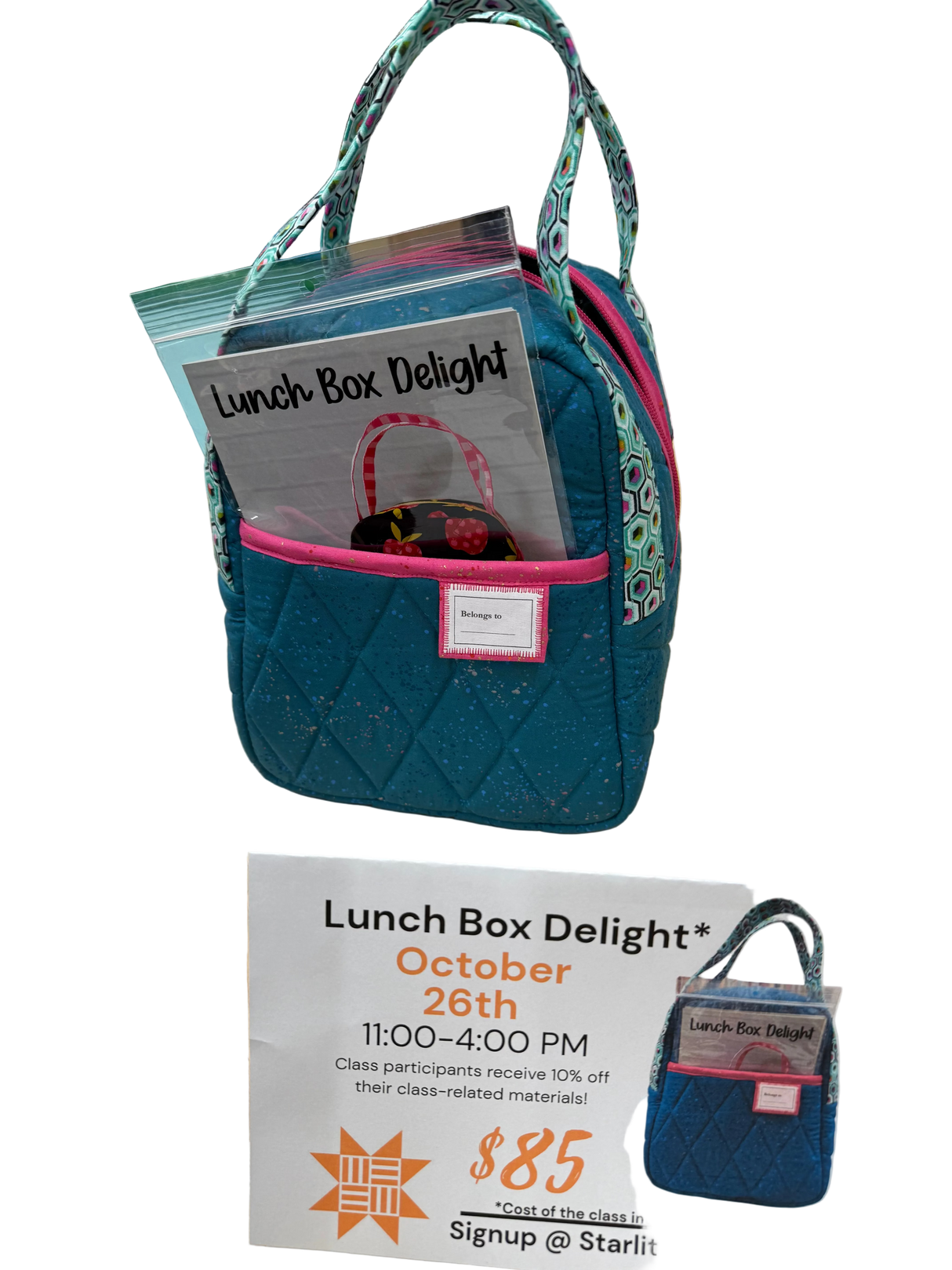🧵 Lunch Box Class 🧵 October 26th
