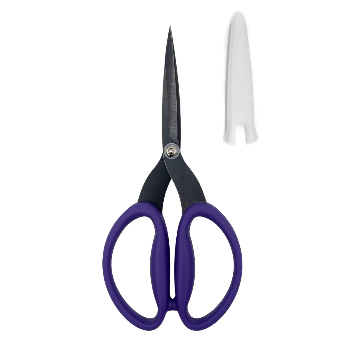 Perfect Scissors Purple 7-3/4in Large Micro-Serrated Non-Slip Blade # KKBPSL