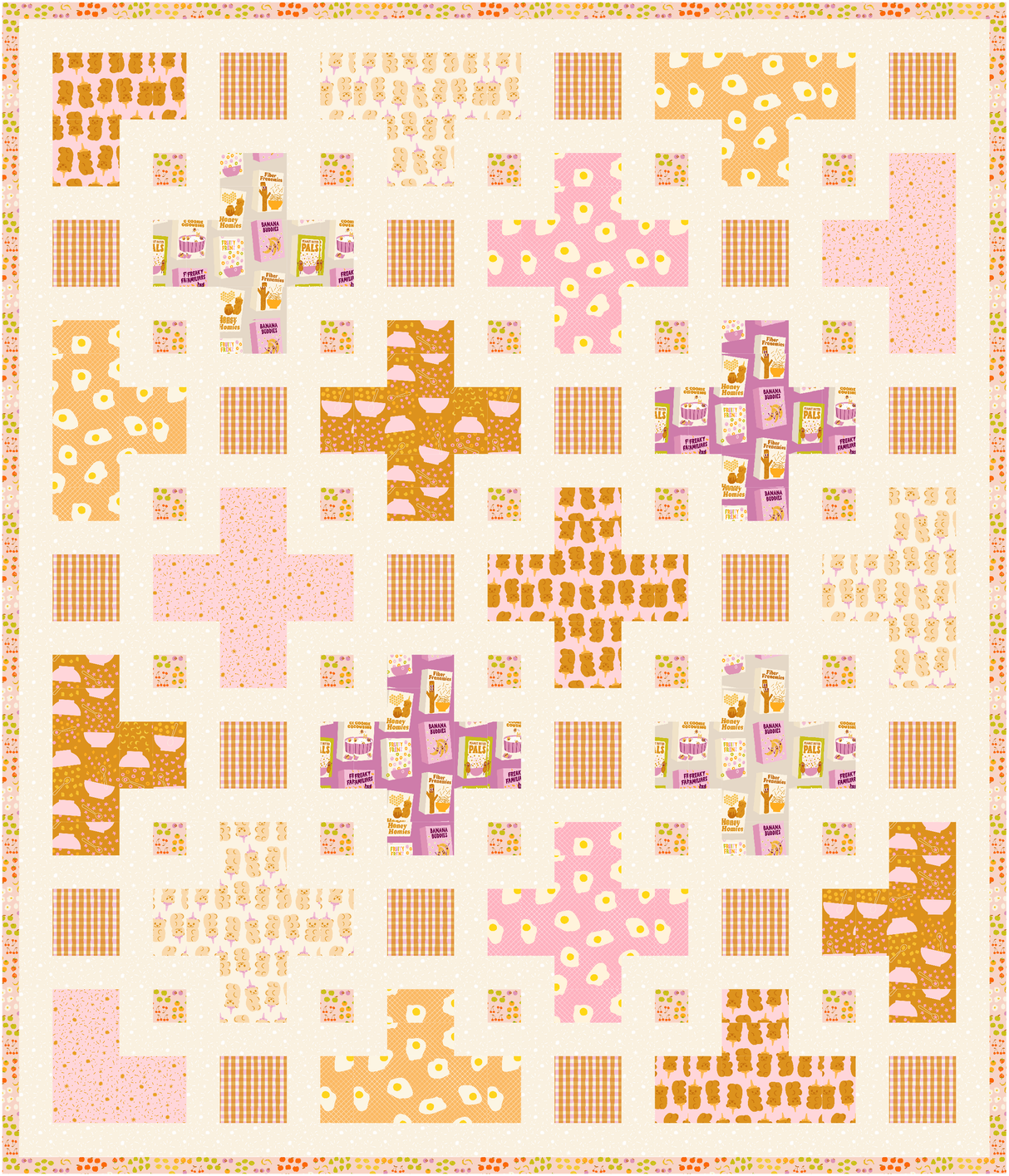 Egg and Friends Fat Eighth Bundle includes 26 Fat Eighths Cut and Packaged by Starlit Quilts by Sarah Watts for Ruby Star Society of Moda Fabrics