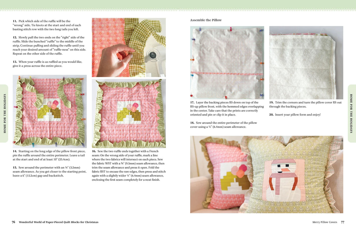 Liza Taylor Wonderful World of Paper-Pieced Quilt Blocks for Christmas Book
