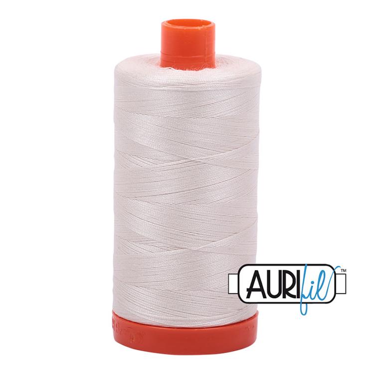 Aurifil Muslin 2311 50wt 1422yds, 100% Long Staple Mercerized Egyptian Cotton