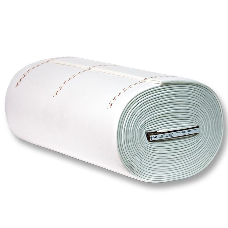 Soft and Stable White 100% Polyester Foam Stabilizer 58in wide