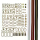 Essential Box Bundle Of Hardware & Zippers Gold # STS220G