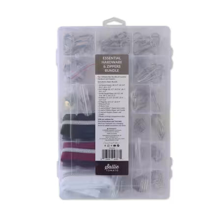 Essential Box Bundle Of Hardware & Zippers Nickle # STS220S