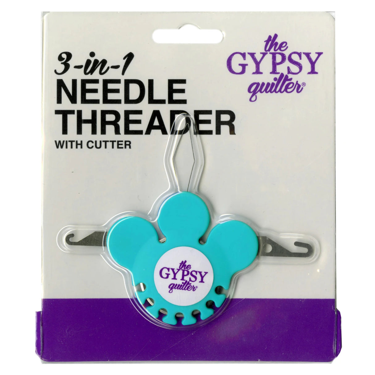 The Gypsy Quilter 3 In 1 Needle Threader with Cutter TGQ142