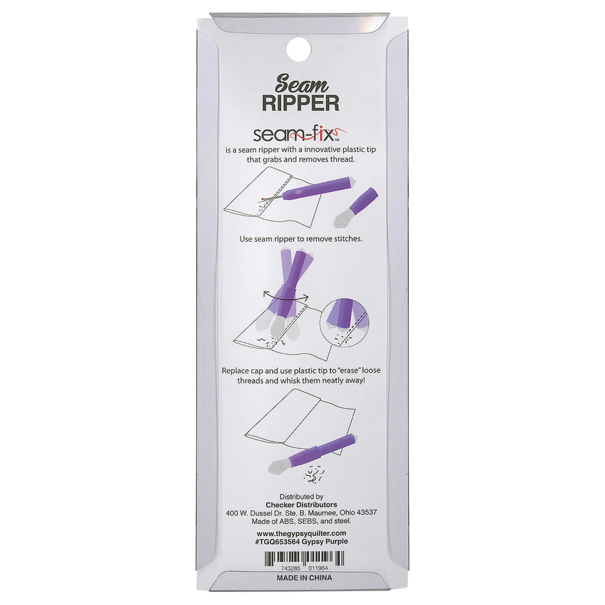 Seam Ripper The Gypsy Seam Fix Bohemian Purple TGQ653564
