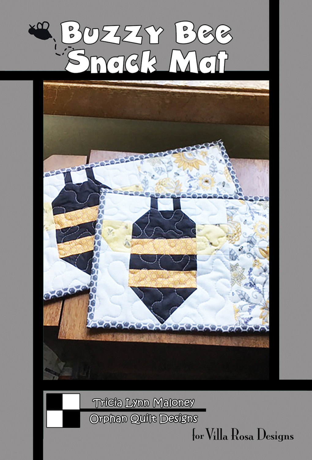 Buzzy Bee Snack Mat pattern by Villa Rosa Designs # VRDOQ094