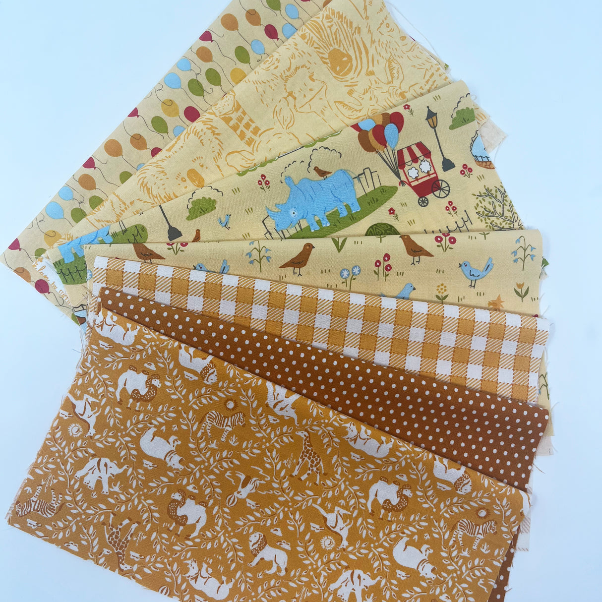 Animal Park Fun Layer Cake by Stacy Iest Hsu 20960LC For Moda Fabrics