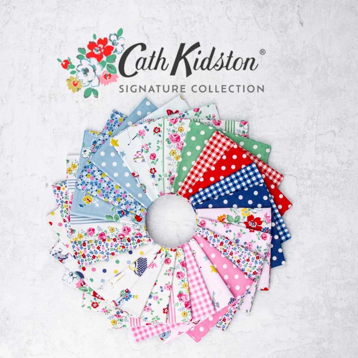 Cath Kidston® Signature Collection Fat Eighth Bundle all 24 prints custom cut by Starlit Quilts
