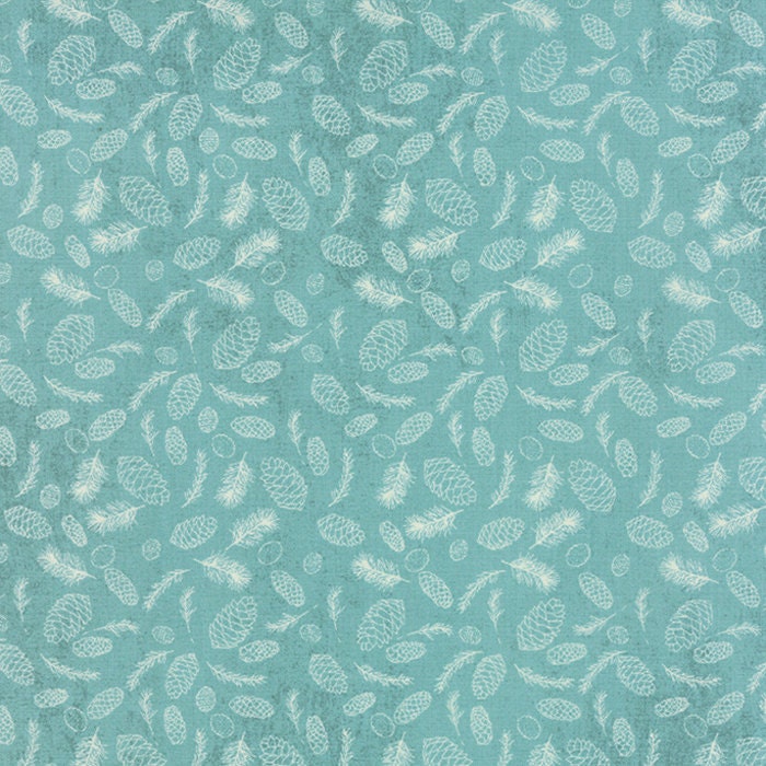 Juniper Berry Winter Sky Balsam Yardage SKU# 30433-13 by BasicGrey for Moda Fabrics sold in 1/2 yard increments