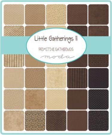Little Gatherings II Charm Pack by Primitive Gatherings for Moda Fabrics 42 - 5 inch squares 1180PP bin 3