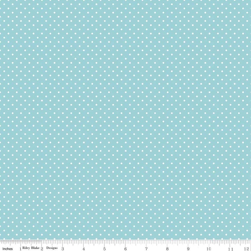 Swiss Dot Color Scuba Yardage by Riley Blake Designs - C670 Scuba per 1/2 yard